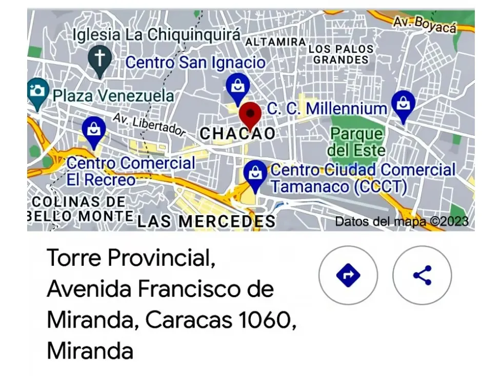 Vendo oficina 148m2 Torre Provincial Chacao 6537 - 37