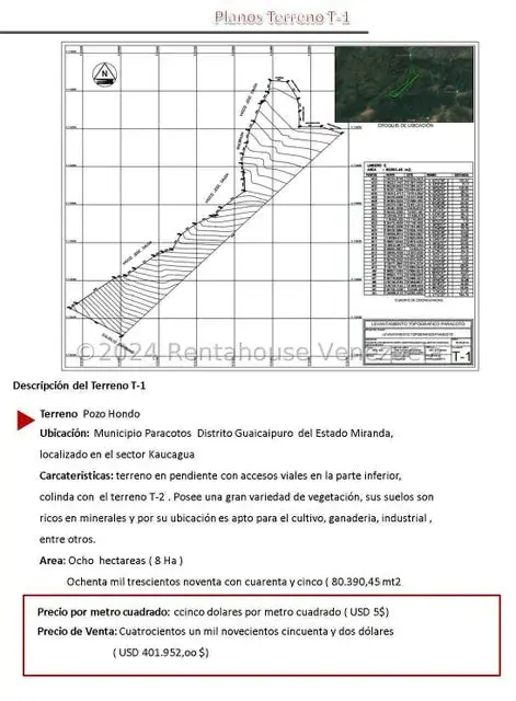 Terreno (Industrial) en Venta en La Colina, Miranda - 3