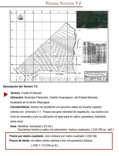 Terreno (Industrial) en Venta en La Colina, Miranda - 4