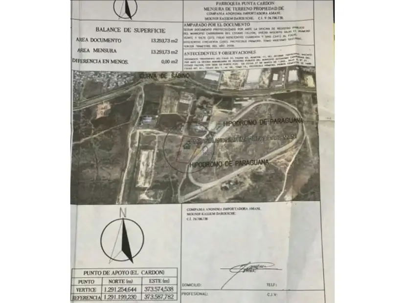 Se vende terreno 7.312m2 con edificio 100m2 2H+S/2B+S/Punta Cardón