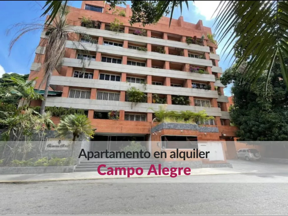 Apartamento en alquiler en Campo Alegre, moderno y amoblado.