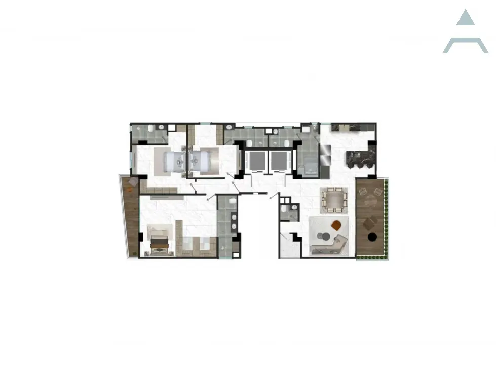 Se vende Apto PB 453,17m² 3h+s/3b+s/4p Los Naranjos de Las Mercedes - 21