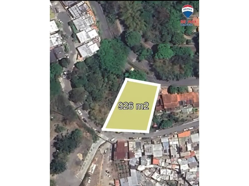 Terreno en venta Av Principal del Peñón 926 m2