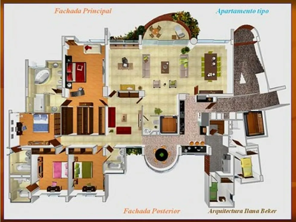 Vendo apt 318M2/4h+s/5b+s/3p/Mirador de Los Campitos/9488 - 3