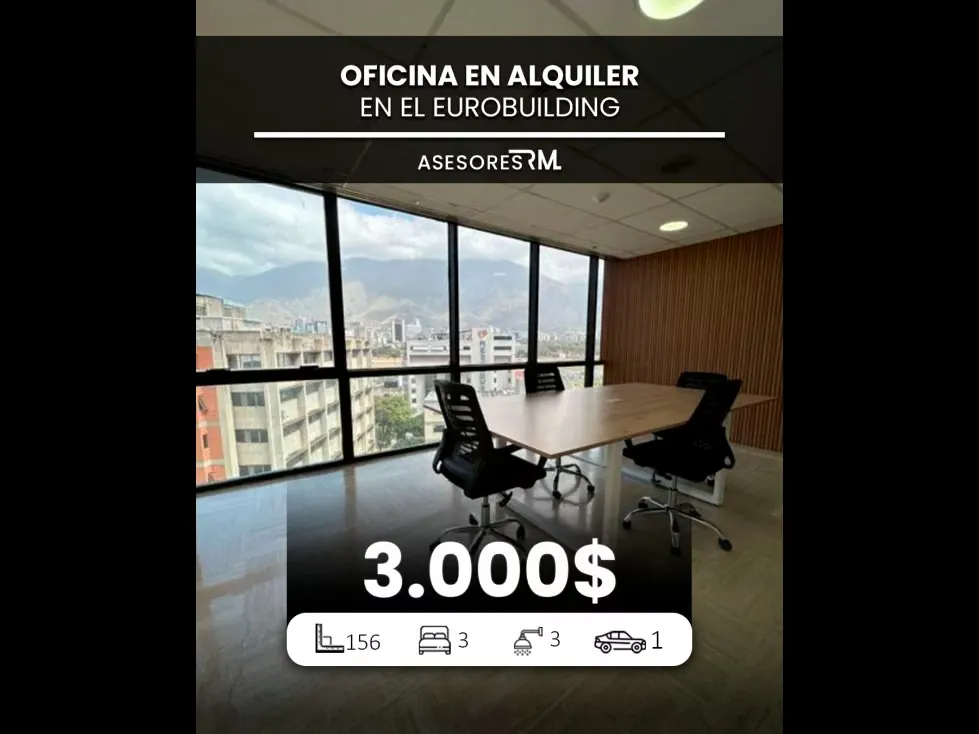 Oficina en alquiler 156m², Eurobuilding
