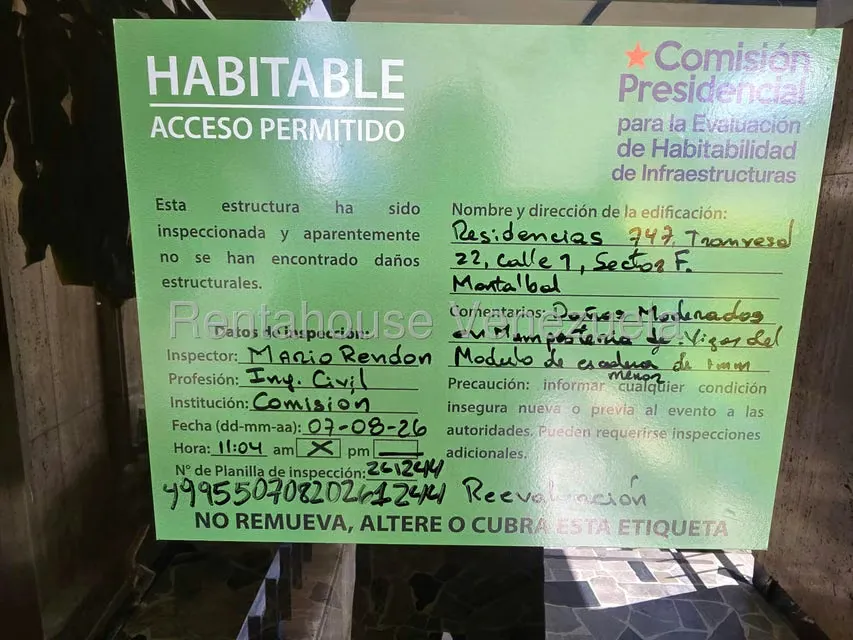 Apartamento (1 Nivel) en Venta en Montalban I, Distrito Metropolitano - 34