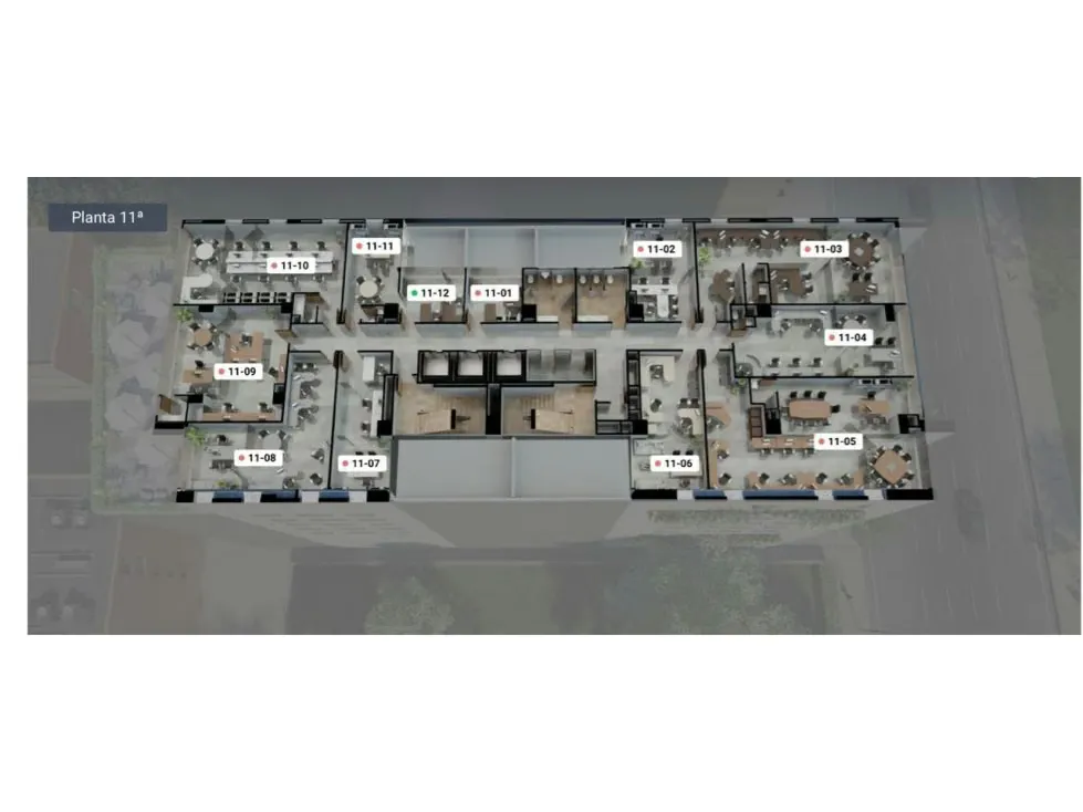 Alquiler Oficinas Torre Nest Las Mercedes 280m2+ Ter..10000$ Obra Gris - 43