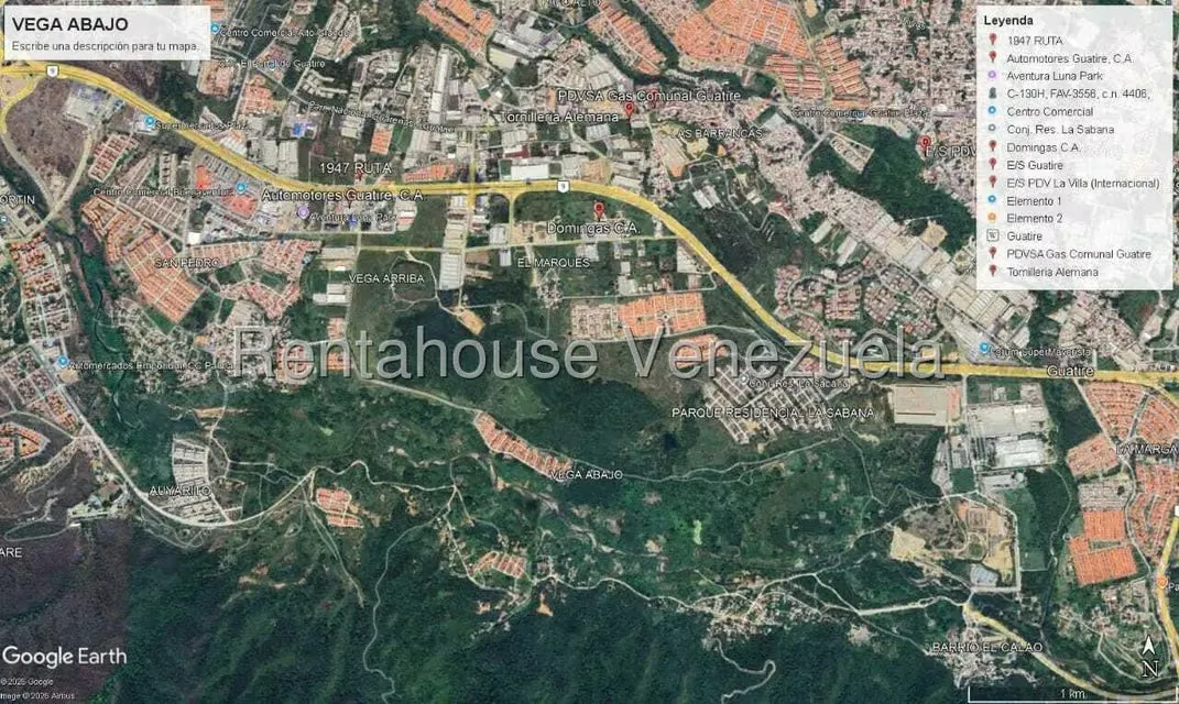 Terreno (Residencial) en Venta en Vega Arriba, Miranda - 4