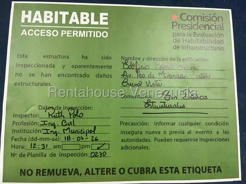 Apartamento (1 Nivel) en Venta en Buena Vista, Distrito Metropolitano - 13