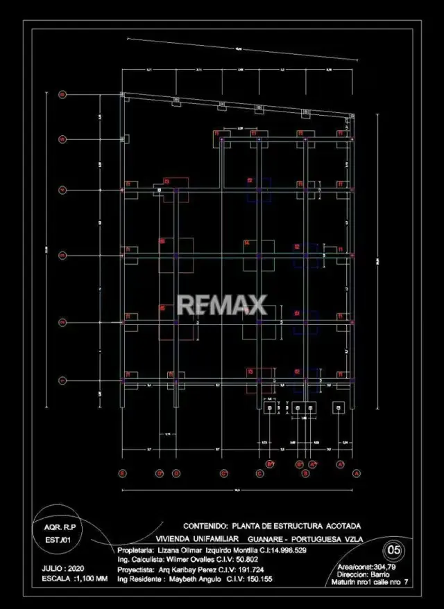En Venta Terreno con Fundaciones, ubicado en Guanare, Sector Maturin, Calle 5 Bis entre carreras 9 y 10, Guanare, Portuguesa, Venezuela - 5