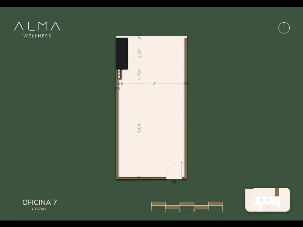VENTA DE OFICINA CON FINANCIAMIENTO, 48.57m², ALMA WELLNESS CARACAS - 2