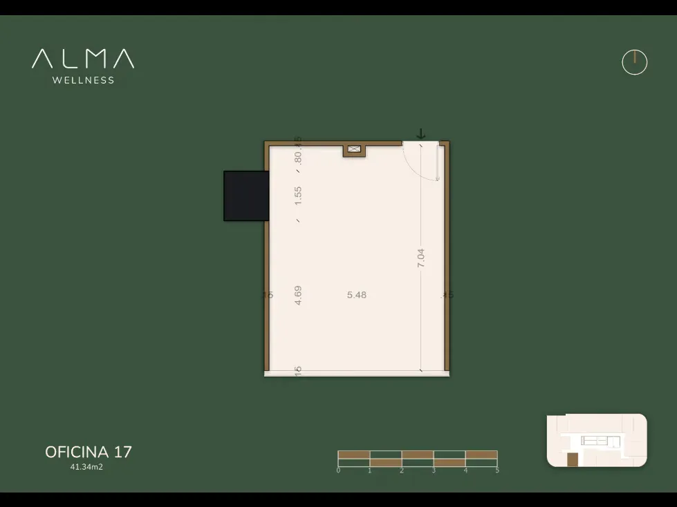 VENTA DE OFICINA CON FINANCIAMIENTO,41.34m², ALMA WELLNESS CARACAS - 2