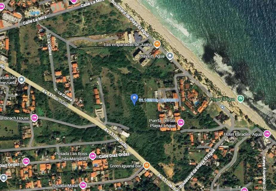 Terreno Playa el Agua, Antolin del Campo, La Plaza de Paraguachi, Nueva Esparta - 3