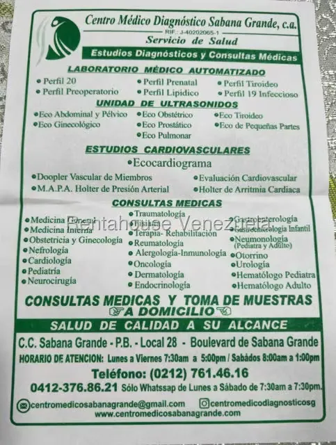 Negocios y Empresas (Medicina y Salud) en Venta en Sabana Grande, Distrito Metropolitano - 15