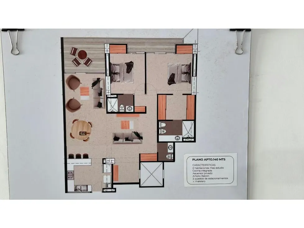 Se vende Apto 140m² 2h+s/2b+s/2p Alto Hatillo - 16