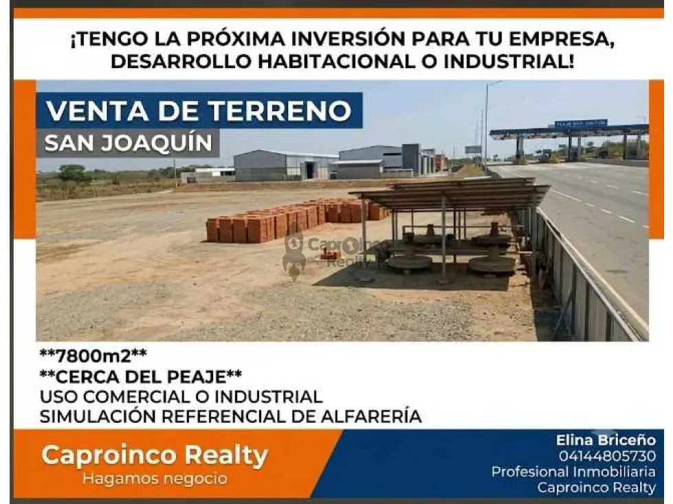Se vende Terreno en San Joaquín