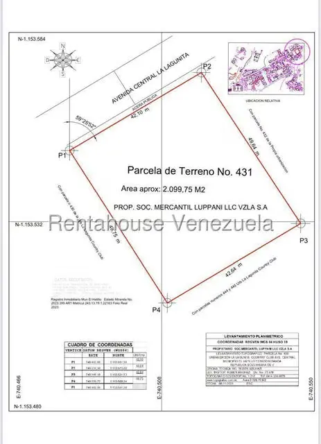 Terreno (Residencial) en Venta en La Lagunita Country Club, Distrito Metropolitano - 6