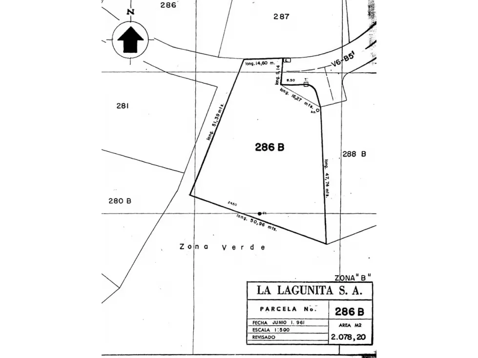 Vendo terreno 2078m2 La Lagunita 0869 - 5