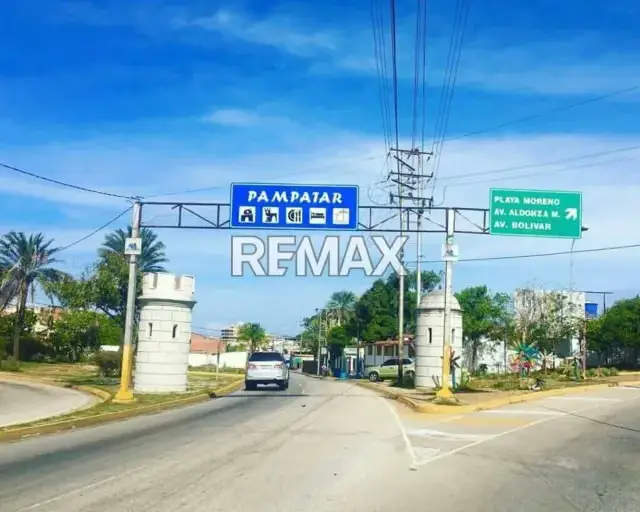 TERRENO ESTRATEGICAMENTE UBICADO CON BIENECHURIA EN LA PRINCIPAL DE PAMPATAR, NUEVA ESPARTA, ISLA DE MARGARITA