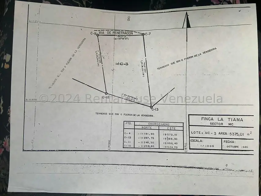 Terreno (Finca) en Venta en El Hatillo, Distrito Metropolitano - 11