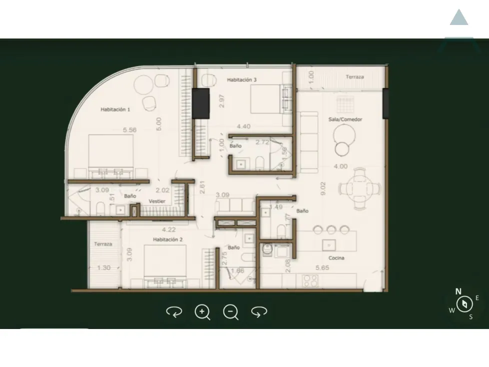 Se vende Apto 140,96m² 3h/3.5b/2p Las Mercedes - 10