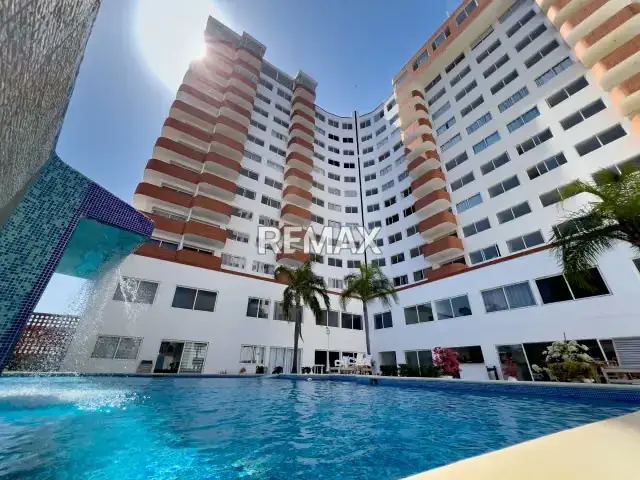 APARTAMENTO MODERNO CON VISTA AL MAR, EN PORLAMAR, EN RESIDENCIAS ATLANTIC