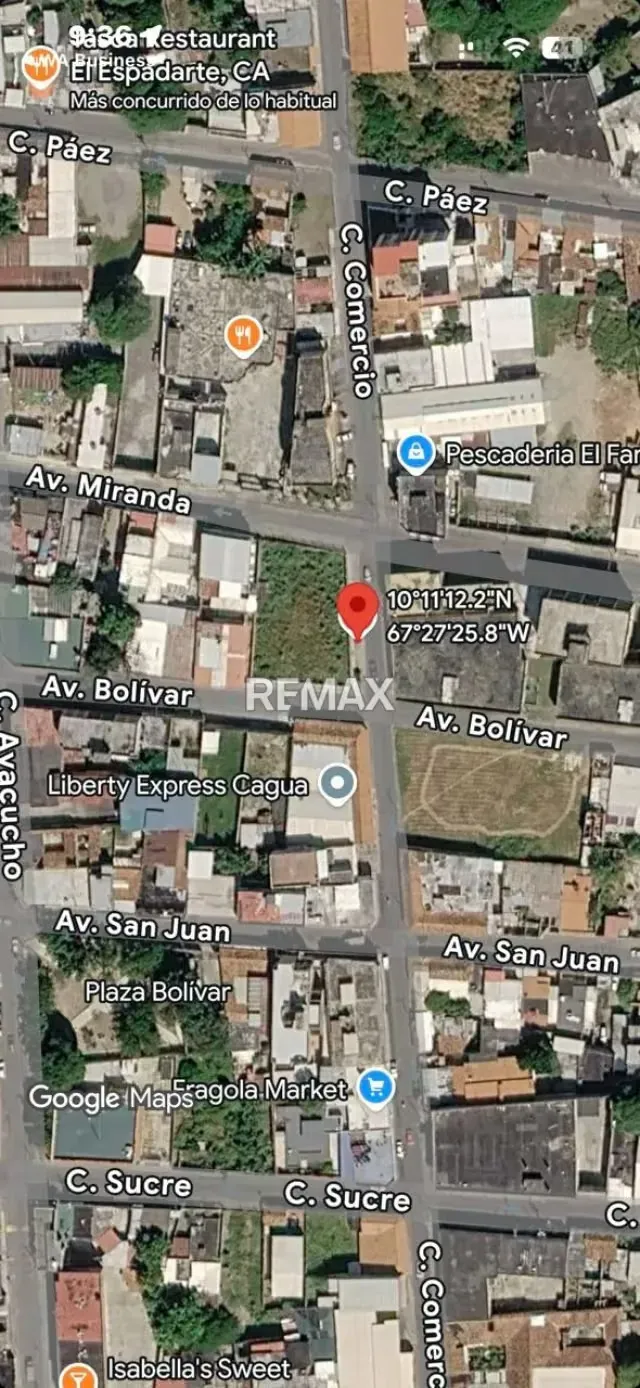 Terreno en Venta, Zona Centro Cagua (Triple Frente) - 8