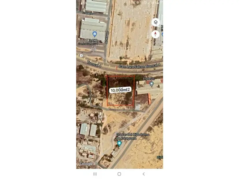 Se vende terreno de 10.000m2 Punta Cardon
