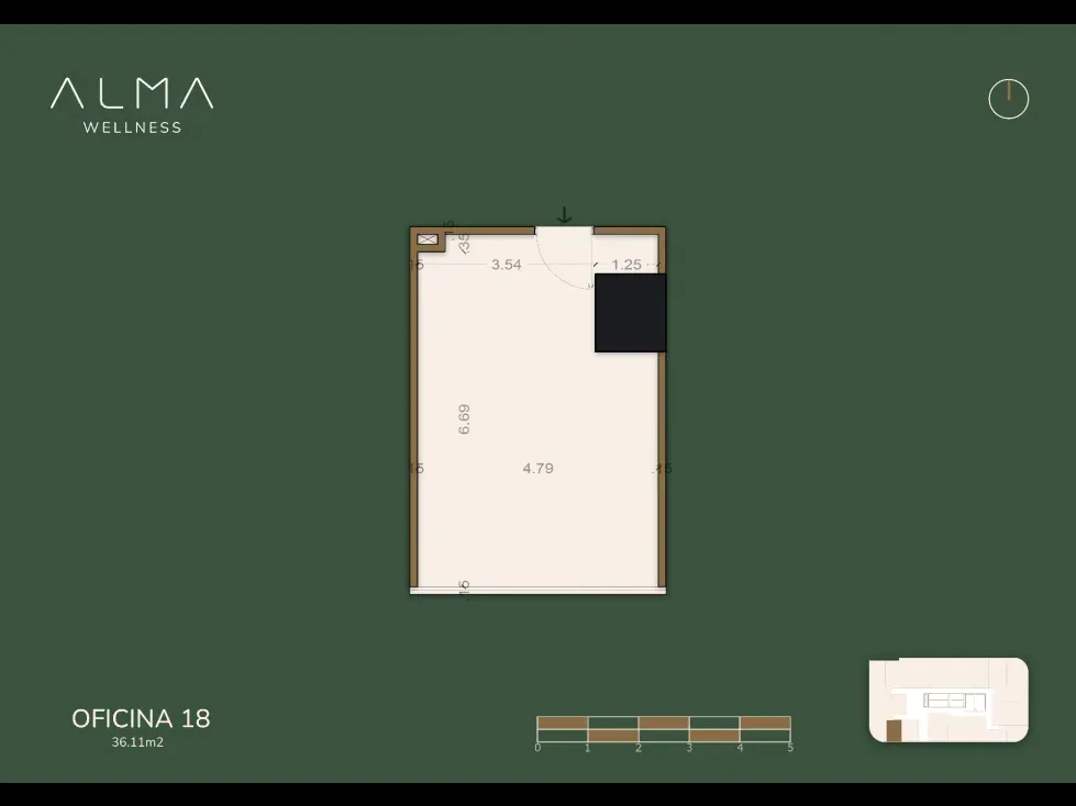 VENTA DE OFICINA CON FINANCIAMIENTO, 36.11m², ALMA WELLNESS CARACAS - 2
