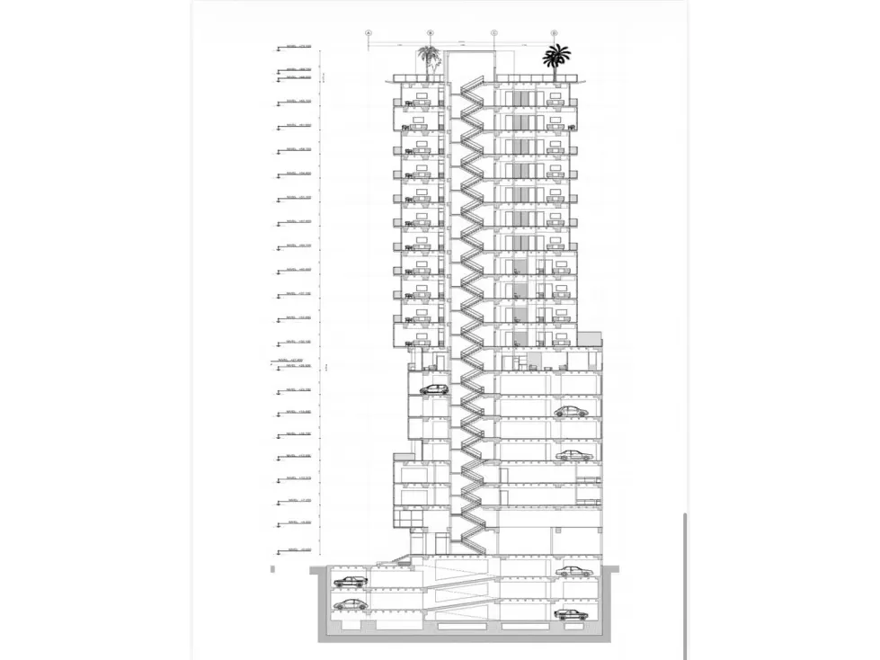 Vendo terreno con proyecto de Edificio 1025m2 Las Mercedes 7833 - 2