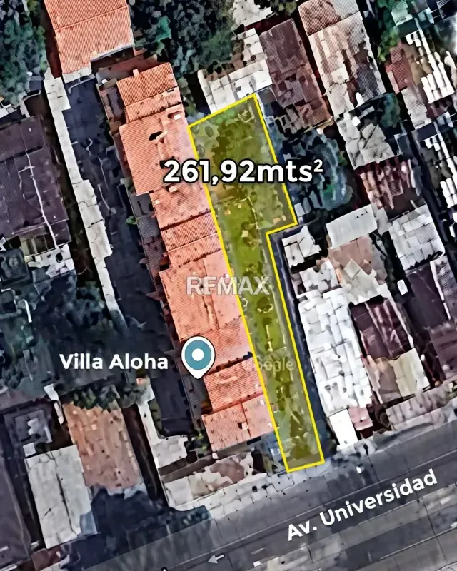 TERRENO EN VENTA AV UNIVERSIDAD
