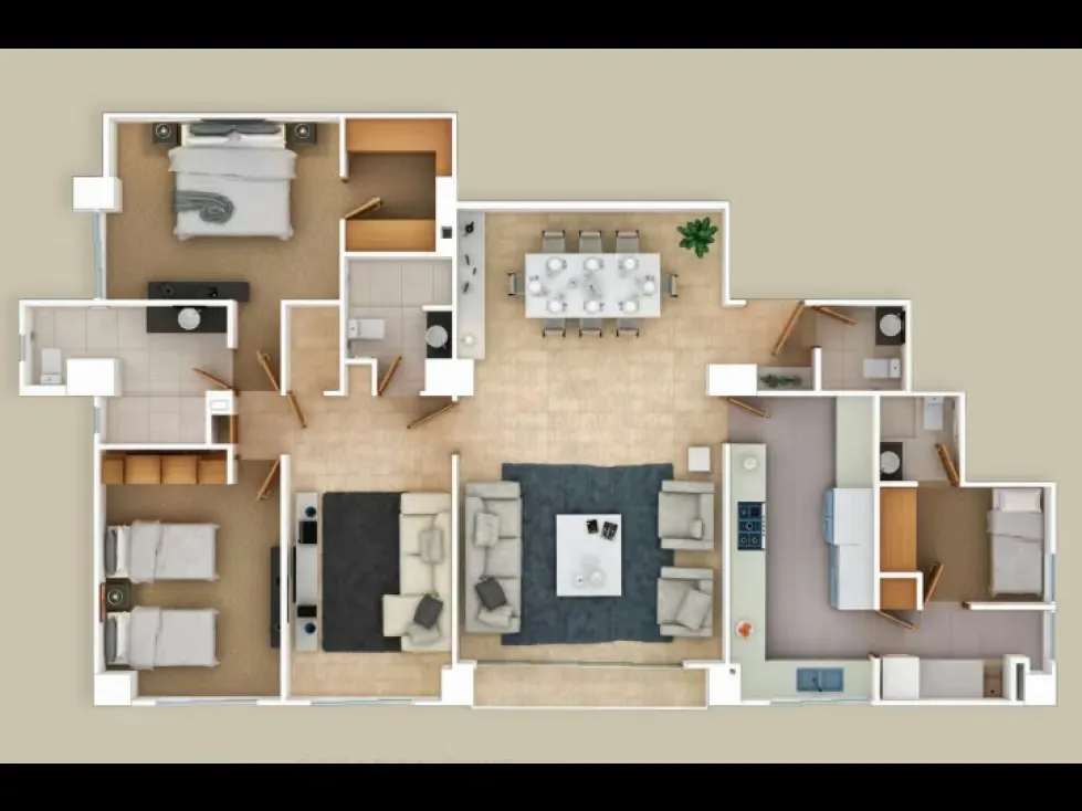 VENTA APARTAMENTO 168m2(141B), URB. MACARACUAY, MPIO SUCRE,CARACAS, - 3