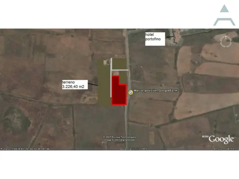 Se vende terreno 3227m² Playa El Agua