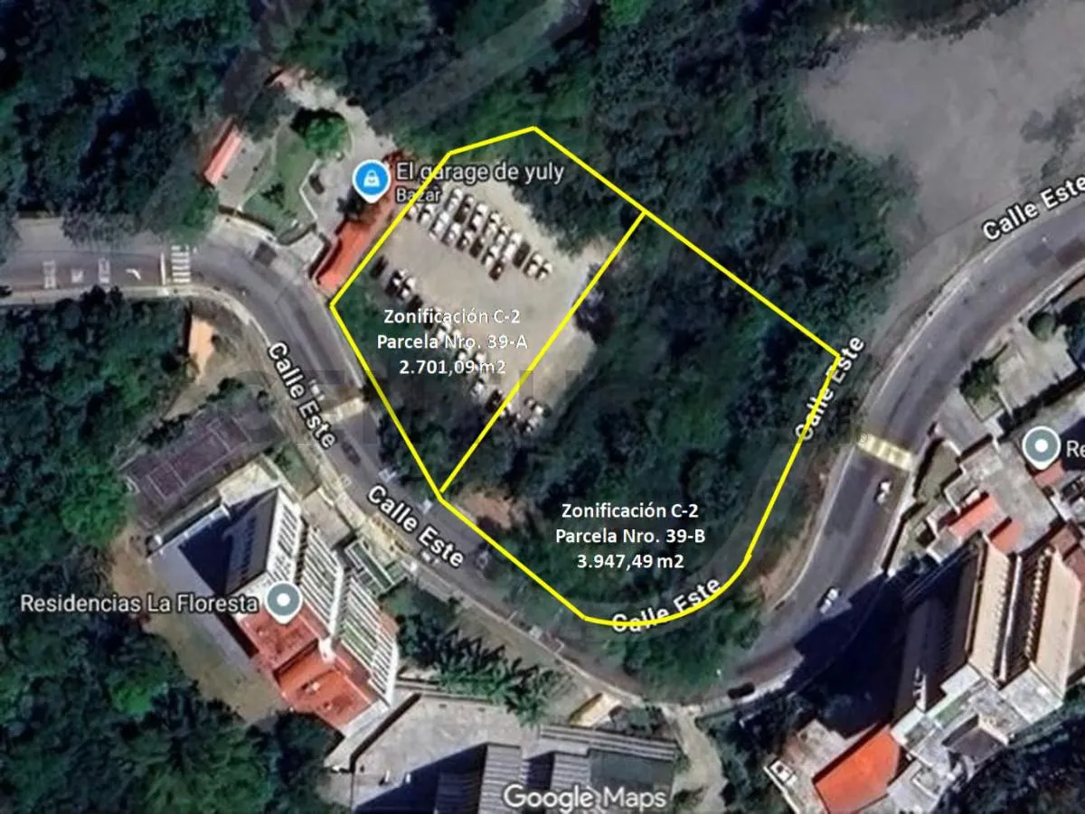 Rd - Terreno en venta para desarrollo urbanístico. Urb. Manzanares. Caracas