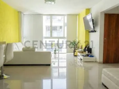 Apartamento amoblado en venta en Los Caobos | 107 m² | 2 hab. + servicio - 3