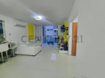Apartamento amoblado en venta en Los Caobos | 107 m² | 2 hab. + servicio - 5