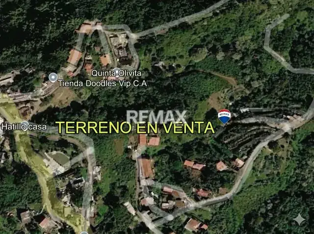 ElHatillo La Mata Baruta Amplio terreno zona privada con casa obra gris