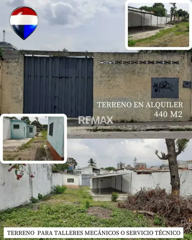 En alquiler terreno para taller mecánico, autolavado.