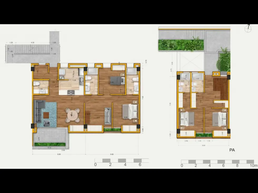 Se vende Apto 144m² 2h/3b+v/2p Alto Hatillo - 2