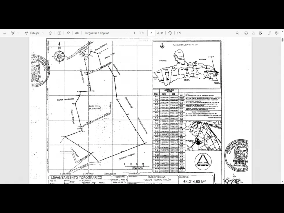 Vendo terreno 75000 m2 Tucacas 4015 - 2