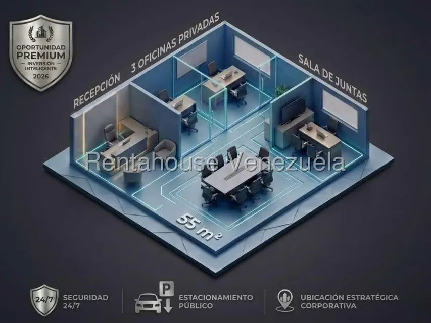 Oficina en Alquiler en Macaracuay, Distrito Metropolitano - 2