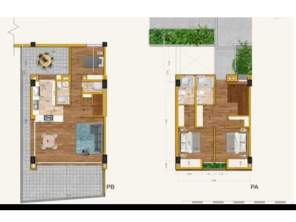 Duplex 144m 4H/3B/2P Terrazas de Alto Hatillo. 3 niveles de Acabados - 15