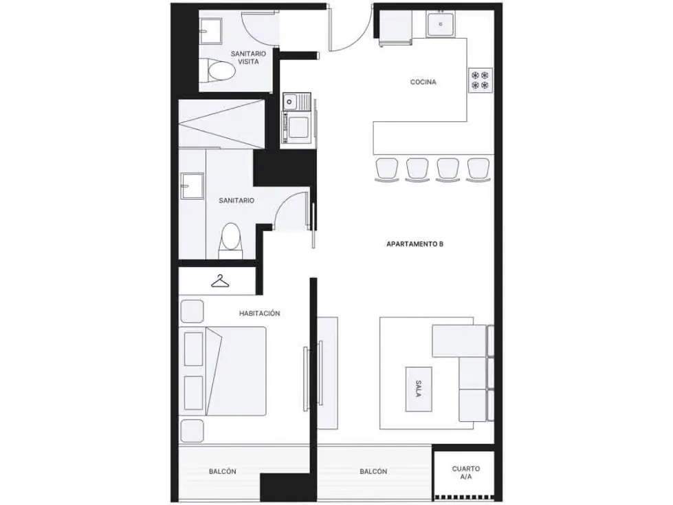 Vendo apartamento 100m2 Las Mercedes 8171 - 6