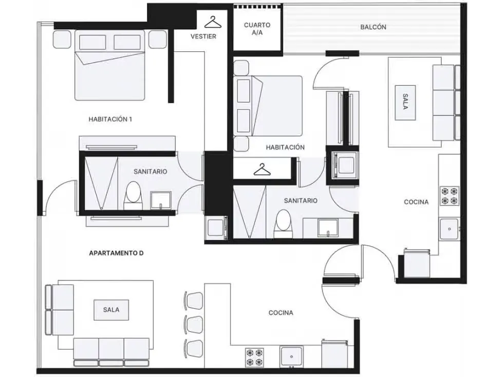 Vendo apartamento 100m2 Las Mercedes 8171 - 7