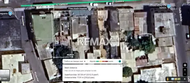 Vende Terreno en el Centro de Punto Fijo, calle Zamora