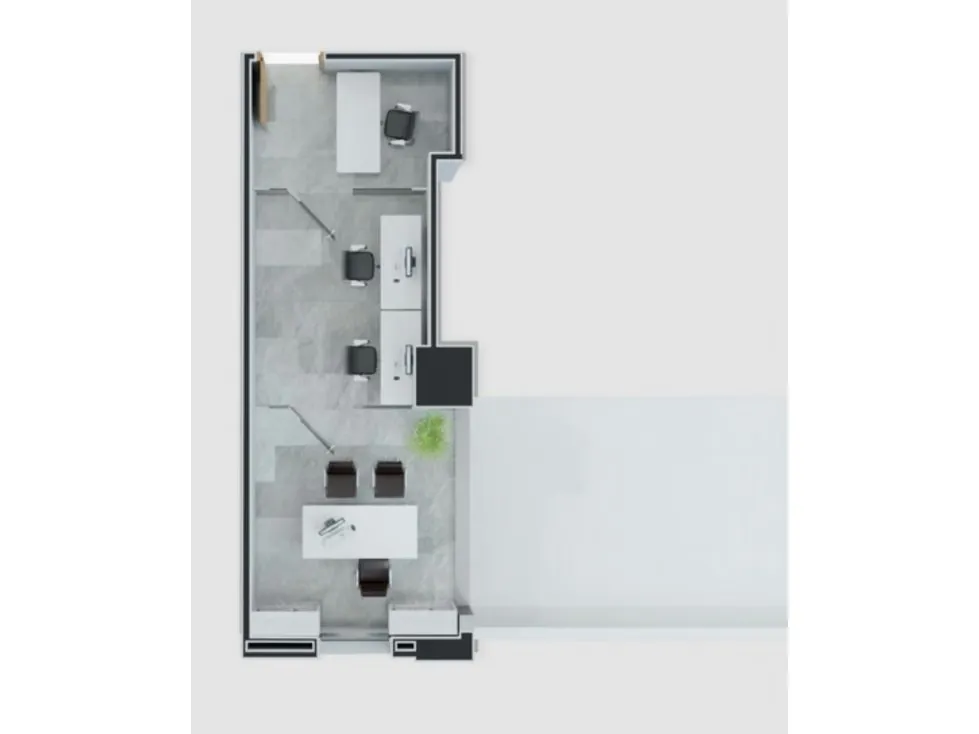 Alquiler Oficinas Torre Nest Las Mercedes 280m2+ Ter..10000$ Obra Gris - 42