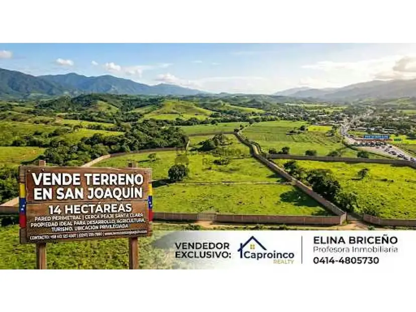 Terreno en Venta de 14 hectáreas; San Joaquín -Valencia