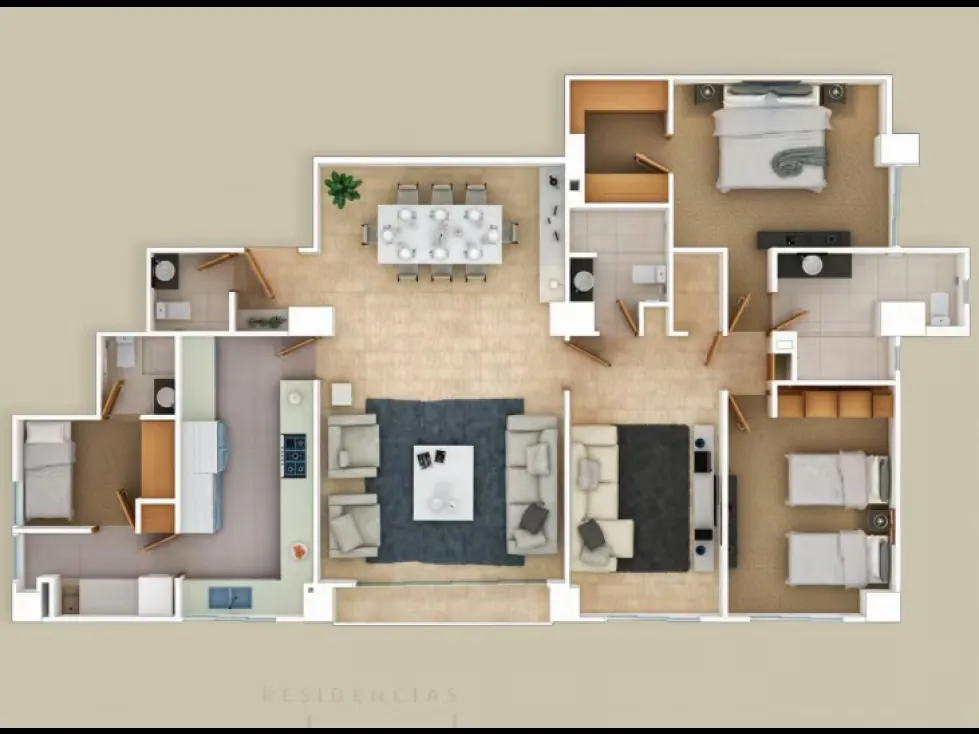 VENTA APARTAMENTO 164m2(24C) URB. MACARACUAY, MPIO. SUCRE, CARACAS - 2