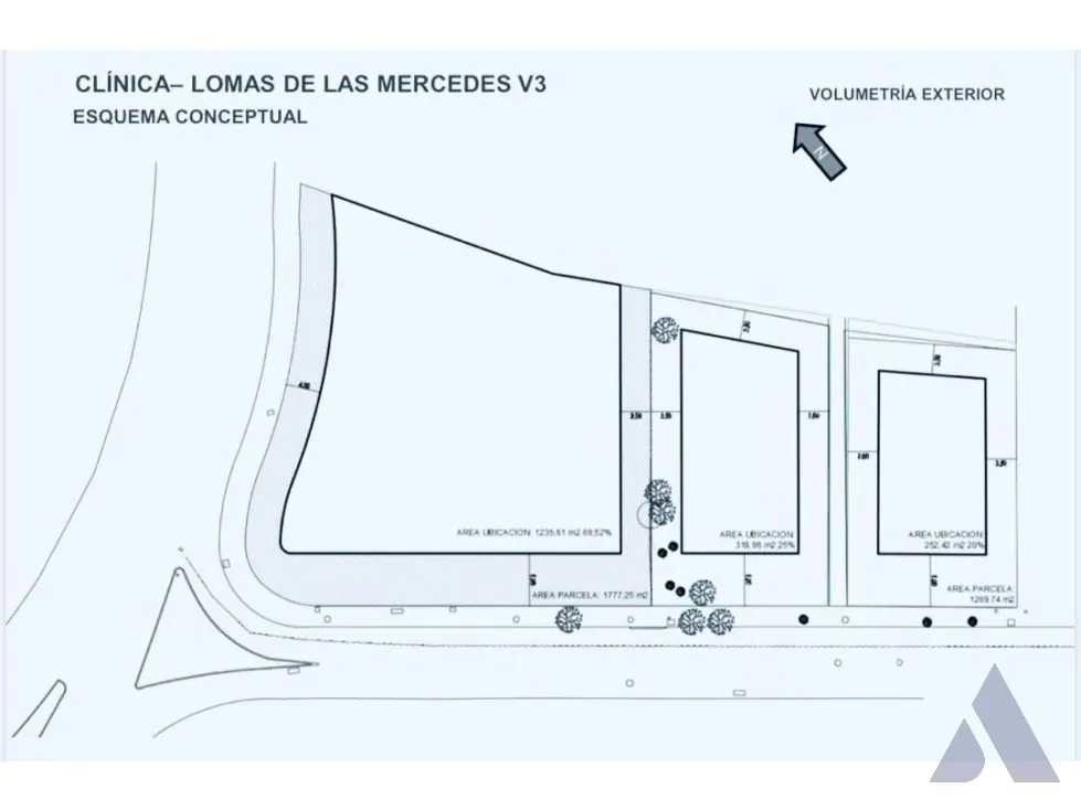 Se vende terreno 3000m2 Lomas de Las Mercedes 6167