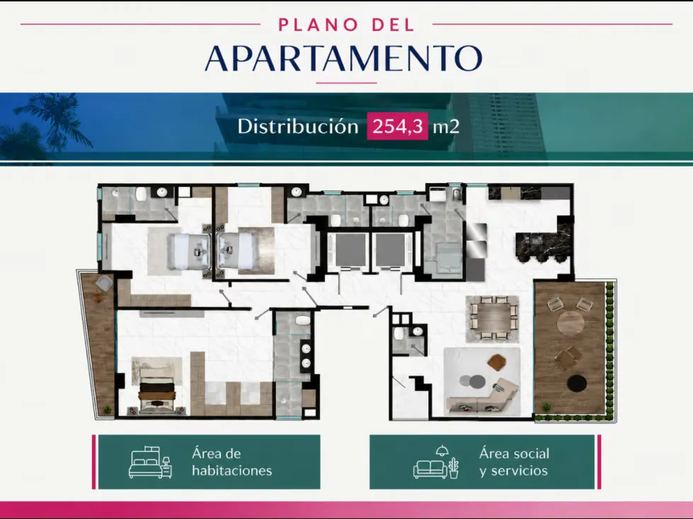 Apartamento a estrenar en venta en Los Naranjos de Las Mercedes - 5